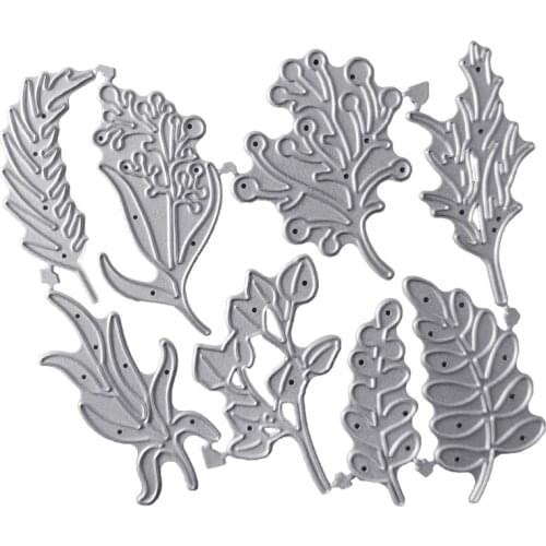 Large Leaves Metal Cutting Dies Stencil DIY Scrapbooking Album Paper Card Template Mold Embossing Craft Decoration