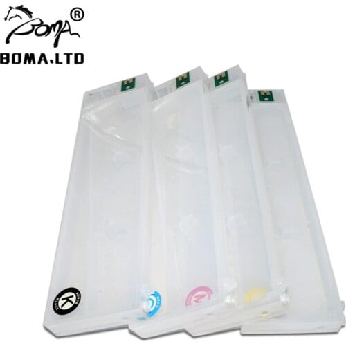 BOMA.LTD 440ML ECO-SOL MAX Refillable Ink Cartridge With Reset Chip ESL3 For Roland BN-20 SolJet PRO II SP-i Series Empty