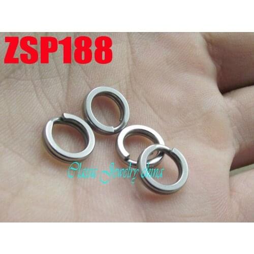 9mm stainless steel key-ring Key Chain jewelry DIY accessories parts 100pcs ZSP188