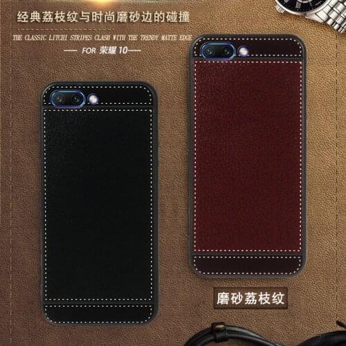 Coque for Huawei honor 10 Case leather 5.84" Soft Black silicone Cover for Huawei honor 10 COL-AL00 AL10 TL00 TL10 Case silicone