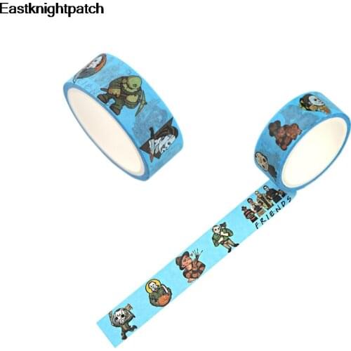 Four killers horror punk DIY gift book Masking washi paper tape Decorative Adhesive Scrapbooking Sticker carft supplies E1133