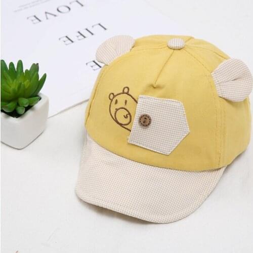 Kids Baseball Cap Boys Girls Cap Gorra Animales Children Gorras Casquette Homme Plain Baseball Cap Hat 6 Months - 5 Years
