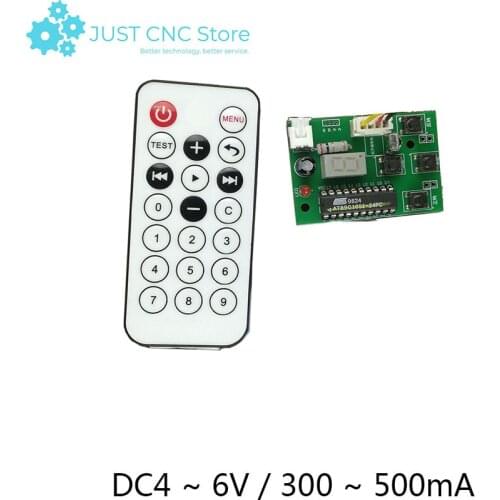 Integrated board 2-phase 4-wire speed regulation with remote control dc 4V 6V stepper motor driver CNC kit