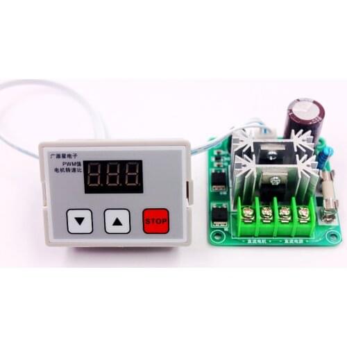 DC 12V 24V 10A Motor PWM speed controller with digital display motor Speed control Motor PWM speed controller
