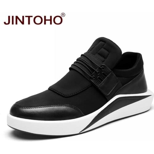 JINTOHO Fashion Men Casual Shoes Brand Men Shoes Fashion Men Sneakers Black Male Shoes Brand Men Flats Designer Sneakers