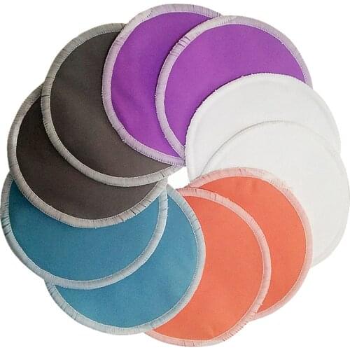 Reusable Nursing Pads Washable Organic Bamboo Superfine Fiber Nursing Pads For After Childbirth Mother Nursing Random Color 1pcs