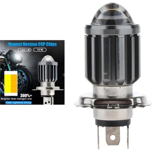 Motorcycle Headlight LED Bulbs Hi Lo beam Fog Lights Scooter Accessories H6