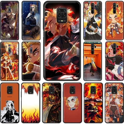 Kyojuro Rengoku Soft Cover for Xiaomi Redmi Note 9S 8 9 8T 7 9C 9A 7A 8A K40 10 Pro 6A TPU Cell Phone Case Shell Capa Coque