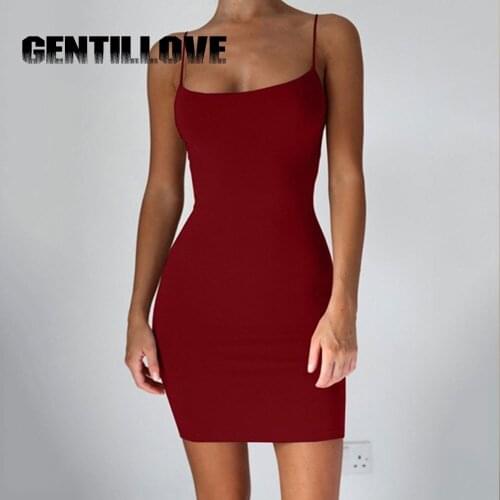 2020 New Sexy Nightclub Dress Summer Slim WomenS Mini Tight Female Dress Thin Shoulder Strap Ladies Party Beach Short Dress