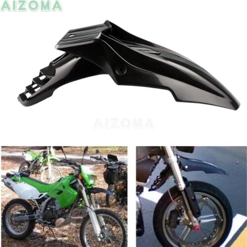 Motocross Supermoto Dirt Bike Offroad ABS Plastic Front Fender Black Universal Mudguards Protector For Honda Ducati Yamaha