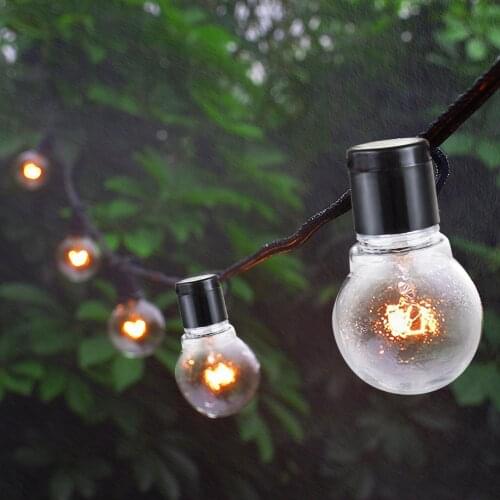 Christmas Lights 20 LED Fairy Light Christmas Garden Decor LED Globe Bulb Led String Lights Outdoor Party Garland Balcony Light
