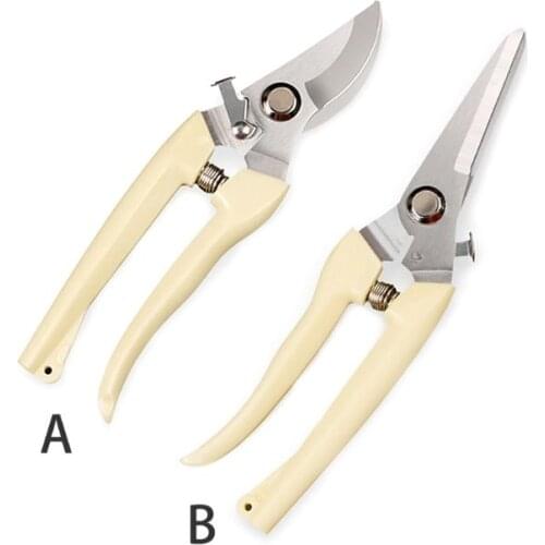 Pruner Tree Cutter Gardening Pruning Shear Scissor Stainless Steel Cutting Home Tools Anti-slip