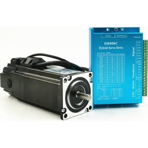 Nema 23 Closed Loop Stepper Motor 57HB250 kits 1.5N.m / 2.2N.m /3.0N.m 12-60V DC + HB808C Driver