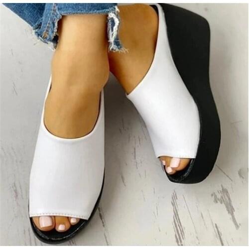 Fashion Flip Flops 2021 Women Beach Wedges Slippers Summer Gladiator Sandals Women Casual Shoes Woman Platform Flip Flops 89j