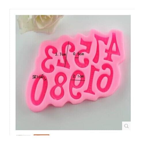 Digtal Silicone Fondant Cake Mold Gum Flower Chocolate Mould Decorating Baking Tools Polymer Clay