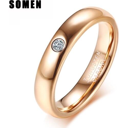 Rings With Cubic Zirkonia For Women SOMEN TUNGSTEN China