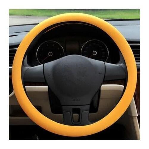 Car-styling Silicone Steering Wheel Skin Cover For LADA Vesta Granta 1300 Niva Samara Signet Priora Kalina Safarl largus vaz