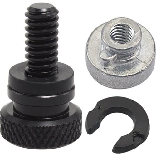 Seat Mount Bolt Screw 1/4inch 20 Thread Seat Bolt Saddle Screw Nut for Sportster Touring Street Glide Road Glide Ultra