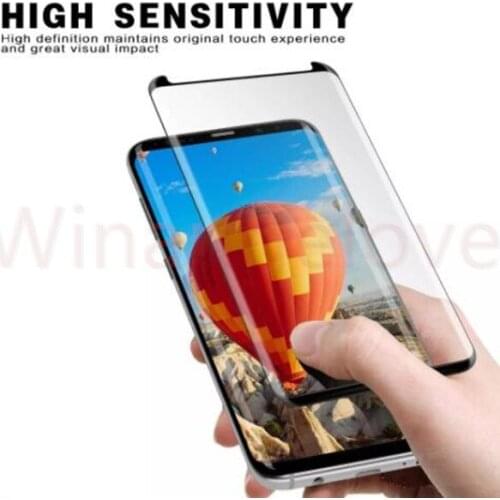Winangelove 3D 9H Tempered Glass For Samsung Galaxy S9 S9 plus Screen Protector Protective Film For Galaxy S9 Case Friendly
