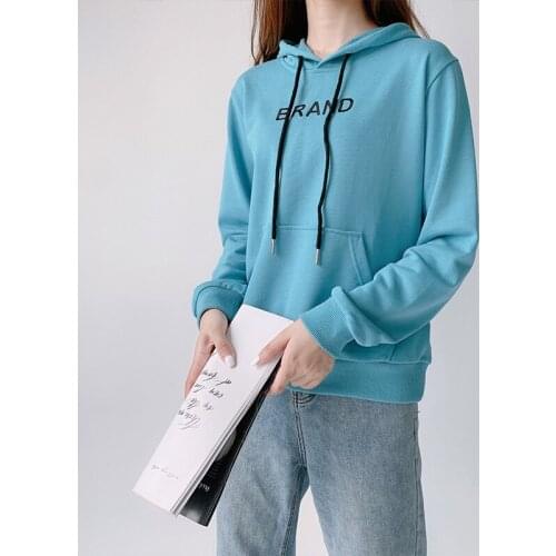 Winter Female Clothing Maternity Coat Maternity Clothes Hooded Nursing Sweater With Pullover Alphabet Print Solid Color