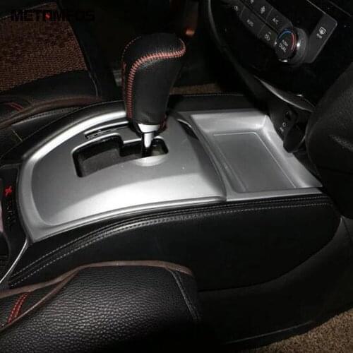 For Nissan X-trail X trail T32 2014-2019/Rogue 2014-2016 Carbon Fiber Gear Shift Box Cover Molding Trim Interior Accessories