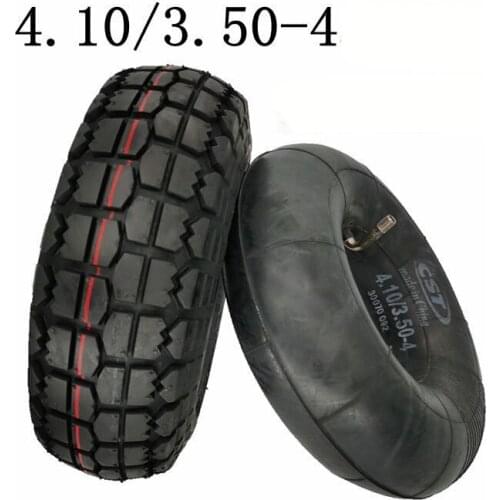 Electric Scooter CST 4.10/3.50-4 Inner and Outer Tire Old Age Scooter 10 Inch Solid Tire 260x85 New Tire
