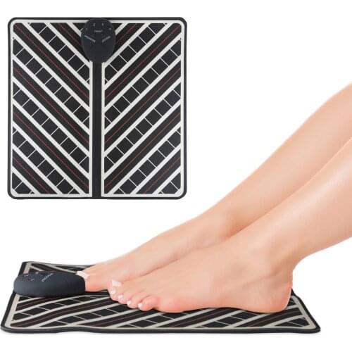 EMS Physical Therapy Massage Electric Foot Soles Pad Foot Pulse Massager Relax Muscle Boost Blood Circulation Ease Pain Dropship