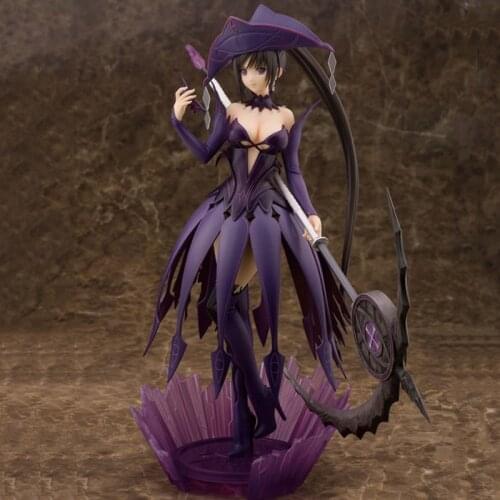 27CM Japanese Anime alphamax skytube Shining Ark Sakuya Mode Violet PVC Action Figures Toy Game Collectible Model Doll Gift