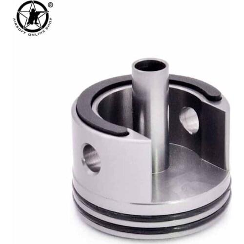 AOLS Cylinder Head with Sunk/Flat Pad for AEG Ver.2/3 G36 AUG VSR Gearbox Airsoft gun M4 M16 MP5 etc.Paintball Hunting equipment