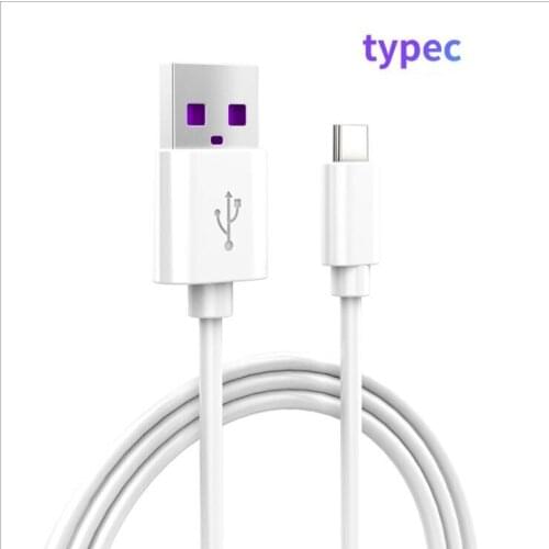 20pcs/lot USB 5A Type C Cable Fast Charging Type-C Super fast Charger for SAMSUNG Galaxy S8 S9 HUAWEI P20 Mate 10 20