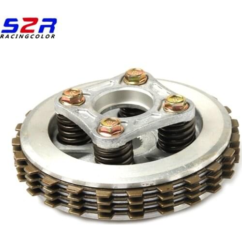 S2R Motorcycle 4P Plate Friction Clutch Kit Sit for Honda CB125 ACE CB CG XL 125 KYY CB125F Complete Clutch Setup Drum Assy Part