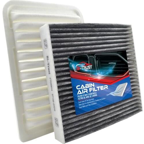Bi-Trust Engine & Cabin Air Filter Set for 2008-2014 Scion XD/2009-2019 Toyota Corolla