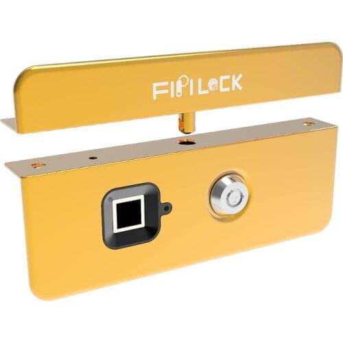 Metal Lock Decorative Hasps Hook Gift Wooden Jewelry Box Padlock Embedded Box Fingerprint Lock For Furniture Hardware