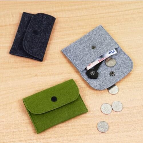 Fashion Creative Bus Wallet Men and Women Coin Purse Felt Can Be Printed Logo
