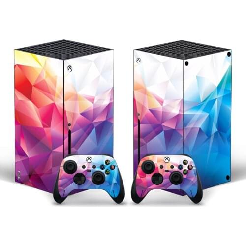 Gradual Change Style Xbox Series X Skin Sticker for Console & 2 Controllers Decal Vinyl Protective Skins Style 1
