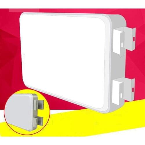 Outdoor Square Plastic led Light Box Waterproof Wall Mount Billboard Custom Simple Printing