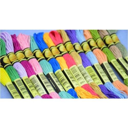 Cxc threads DIY DMC 223-336 Embroidery Floss Embroidery Threads 10PCS/lot 8M Cross-stitch kit Cross stitch Floss Kits 7