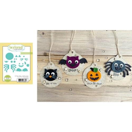 New Halloween Critter Clips Spider Metal Cutting Dies for DIY Scrapbooking Crafts Stencils Maker Photo Album Template Handmade