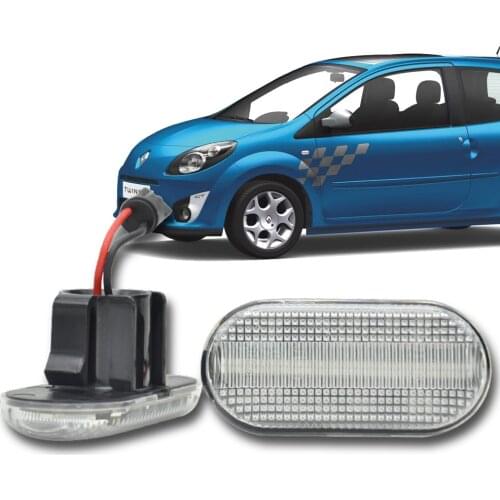 Led Side Indicator Marker Light For Renault Clio Espace Twingo Turn Signal Lamp Clear Lens-2pcs For Opel Smart Car Side Light