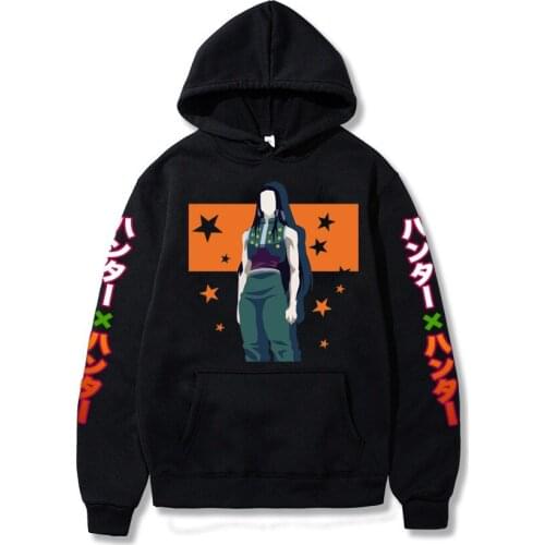 2021 Hot Anime Hoodie Graphic Hunter X Hunter Cosplay Hip Hop Sweatshirt for Men Women Tops Unisex