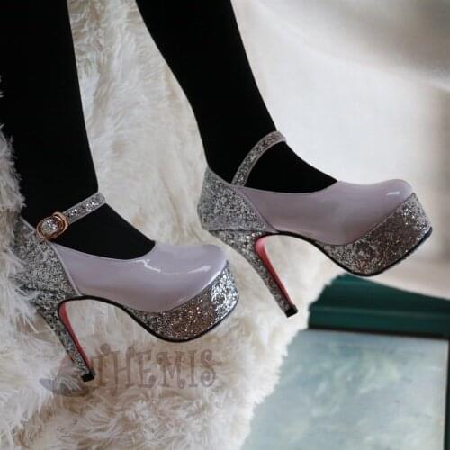 MMGG Lolita Doll 100cm Cosplay Shoes High Heel White Shoes For Foot Length 15.5cm Custom Made