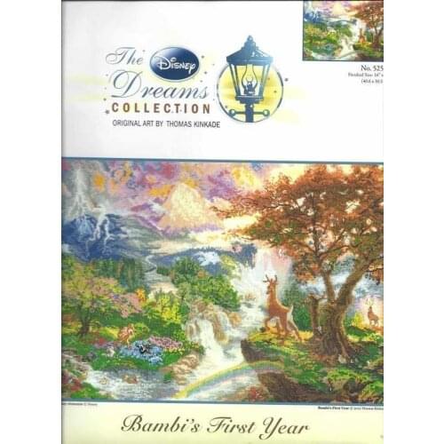 Top Customzied Embroidery Deer Bambi Counted Cross Stitch Stores Near Me with 100% Cotton Floss & Free Shipping for Wall Decor