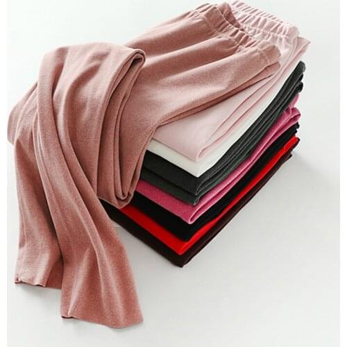 Autumn Winter Warm Skinny Leggings women Casual Pencil Pants Solid color Cotton Trousers women