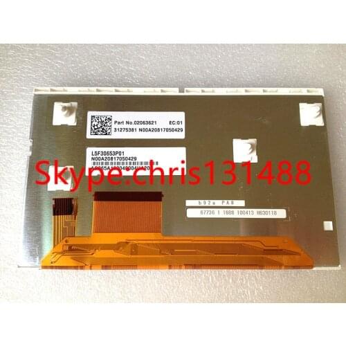 Brand new L5F30653P01 L5F30653P00 L5F30653T05 LCD display screen monitor for Auid car audio radio VW car LCD modules