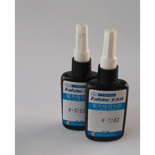 10pcs Kafuter 50g K-3183 UV glue PCB lead fixing glue glass plastic PCB board adhesive wholesale