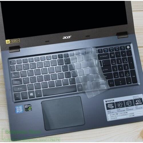 15.6 Silicone Keyboard Protector Cover Skin for Acer Extensa EX 2520G 2511G E5-522 E5-522G F5-573G E5-574G TMP258