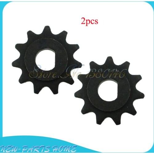 2pcs Electric Scooter 11 Tooth Sprocket Chain Motor Pinion Gear For MY1020 Front Sprocket 8mm 25H Chains
