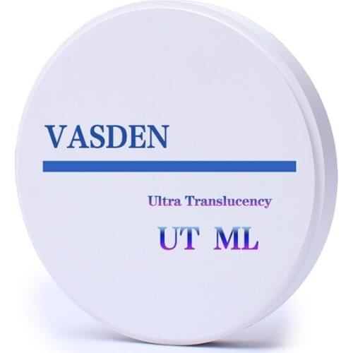 6 Layers 3D Plus UTML Preshaded Multilayer Zirconia Disc Ceramics Block 98mm CAD CAM Milling Plate Dental Lab Material