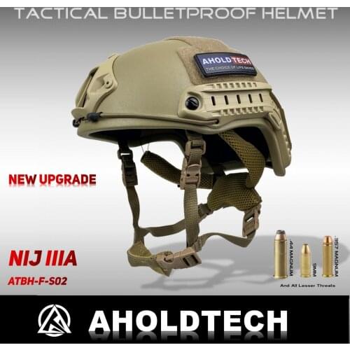 AHOLDTECH S02 Lightweight NIJ IIIA 3A FAST High Cut CAM FIT Dial EPIC Liner Bulletproof Ballistic Tactical Army Military Helmet