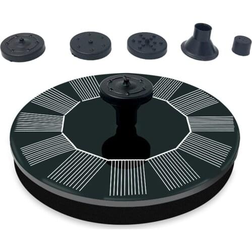 Automatic Start Solar Fountain Pump Waterproof Floating Solar Panel Water Pump Kit For Pond Pool Garden Decoration #W0